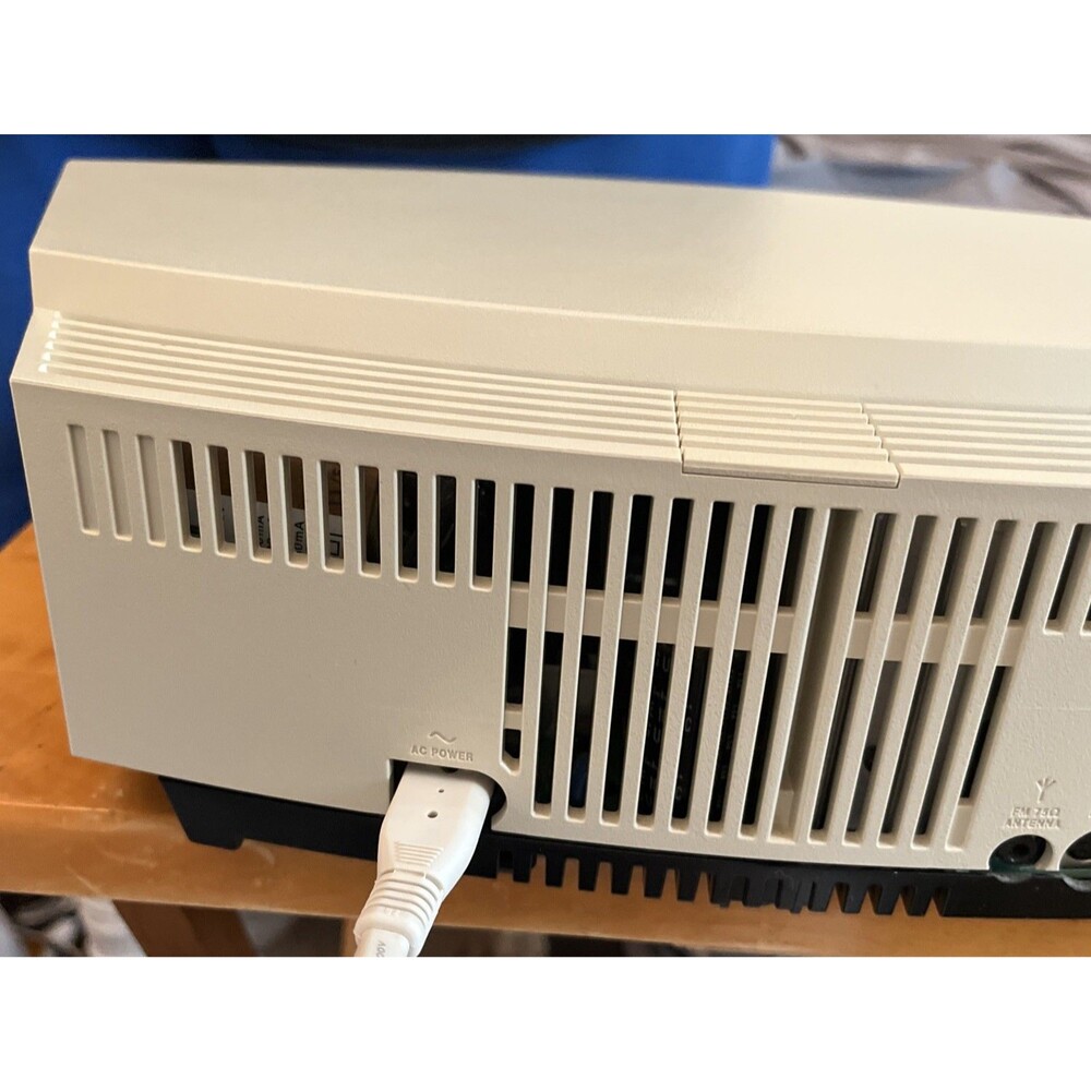 Bose Wave Radio II AM/FM Stereo Off White Clock Radio w Remote Manual Very Clean - Picture 8 of 13